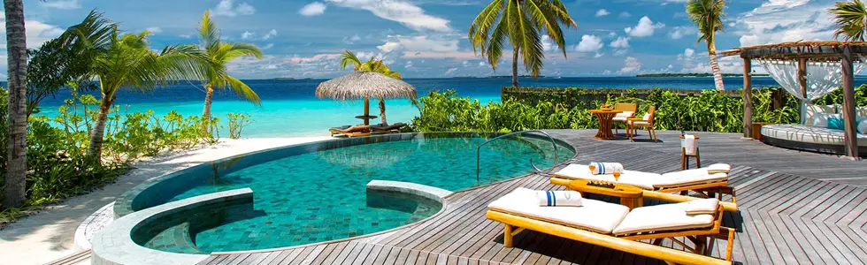 Beach house in Maldives
