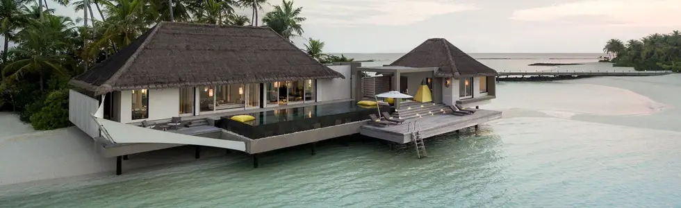 Luxurious resort in Maldives