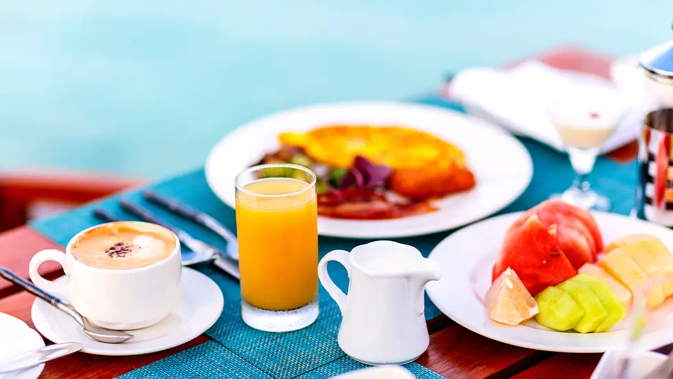 Maldives breakfast