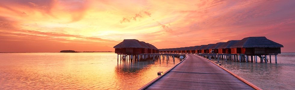 Maldives sunset