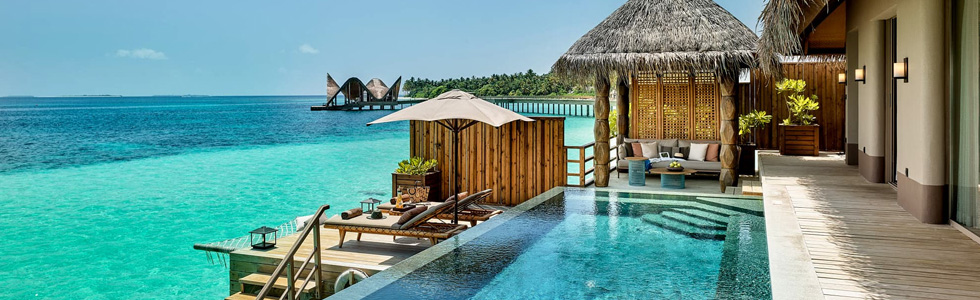 Maldives water villas
