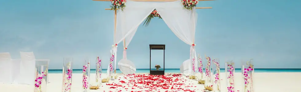 Maldives wedding ceremony