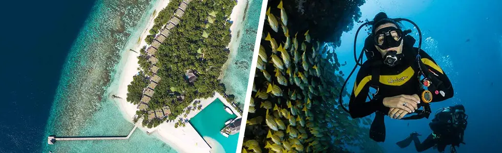 Oblu dive resort in Maldives